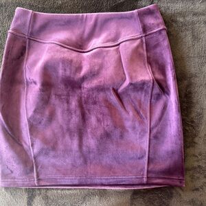 lululemon athletica Purple Tie-Dye Mini Skirt